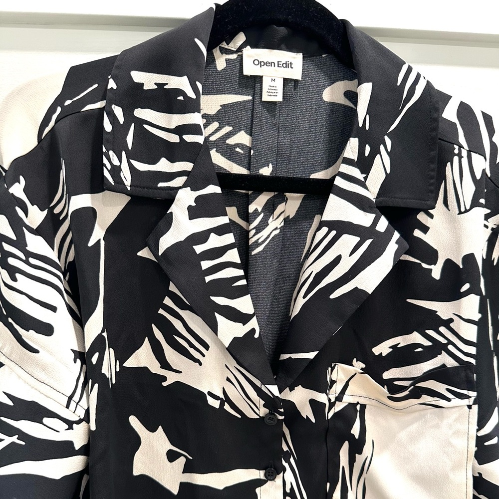 Open Edit printed blouse - Picture 2 of 5